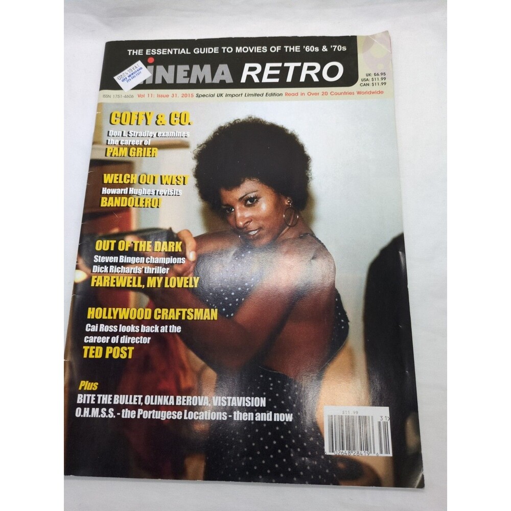 Cinema Retro Magazine Vol 11 Issue #31 2015 Pam Grier